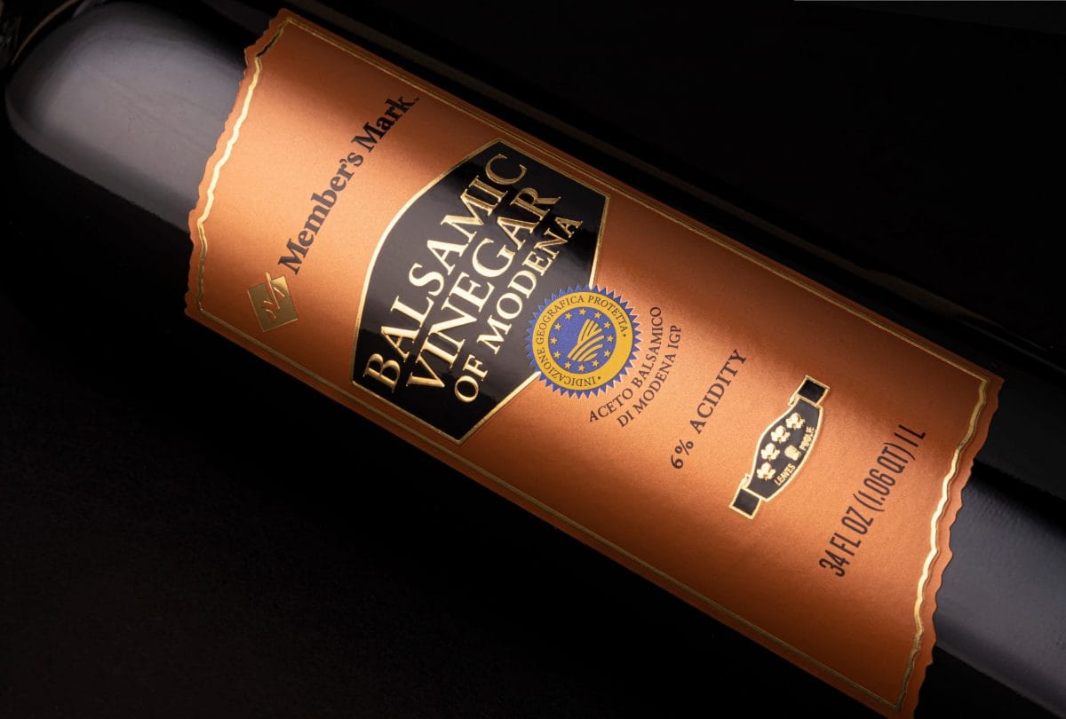 Etichetta Member's Mark, aceto balsamico di Modena