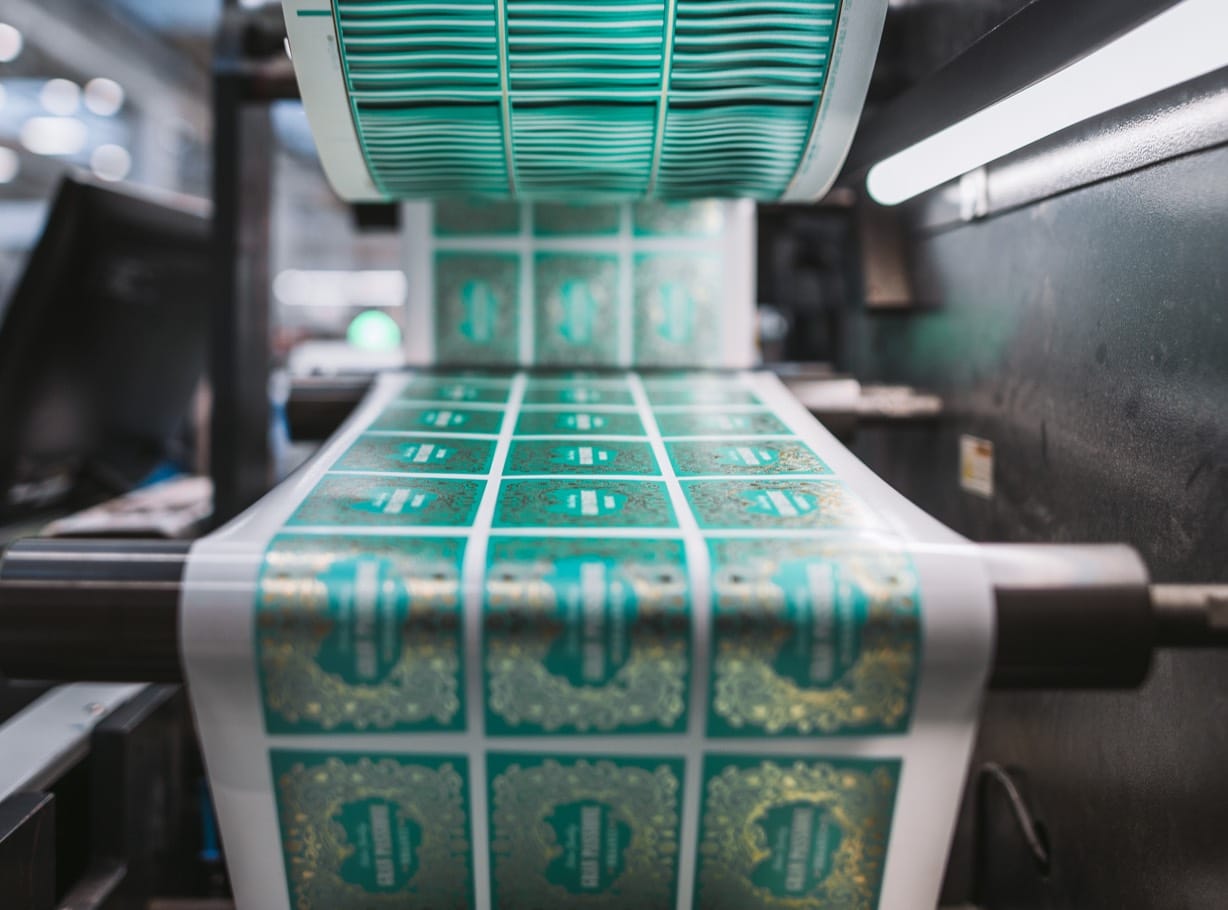Stampa offset in produzione